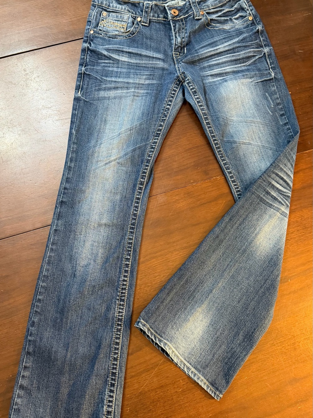 Cowgirl Tuff Co. Size 30x33 Bootcut Jeans Dont Fence Me In Midrise